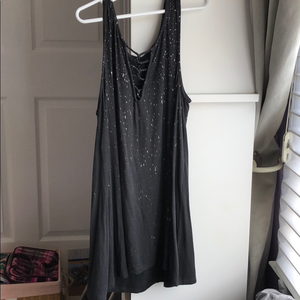 American Eagle Lace Up Top